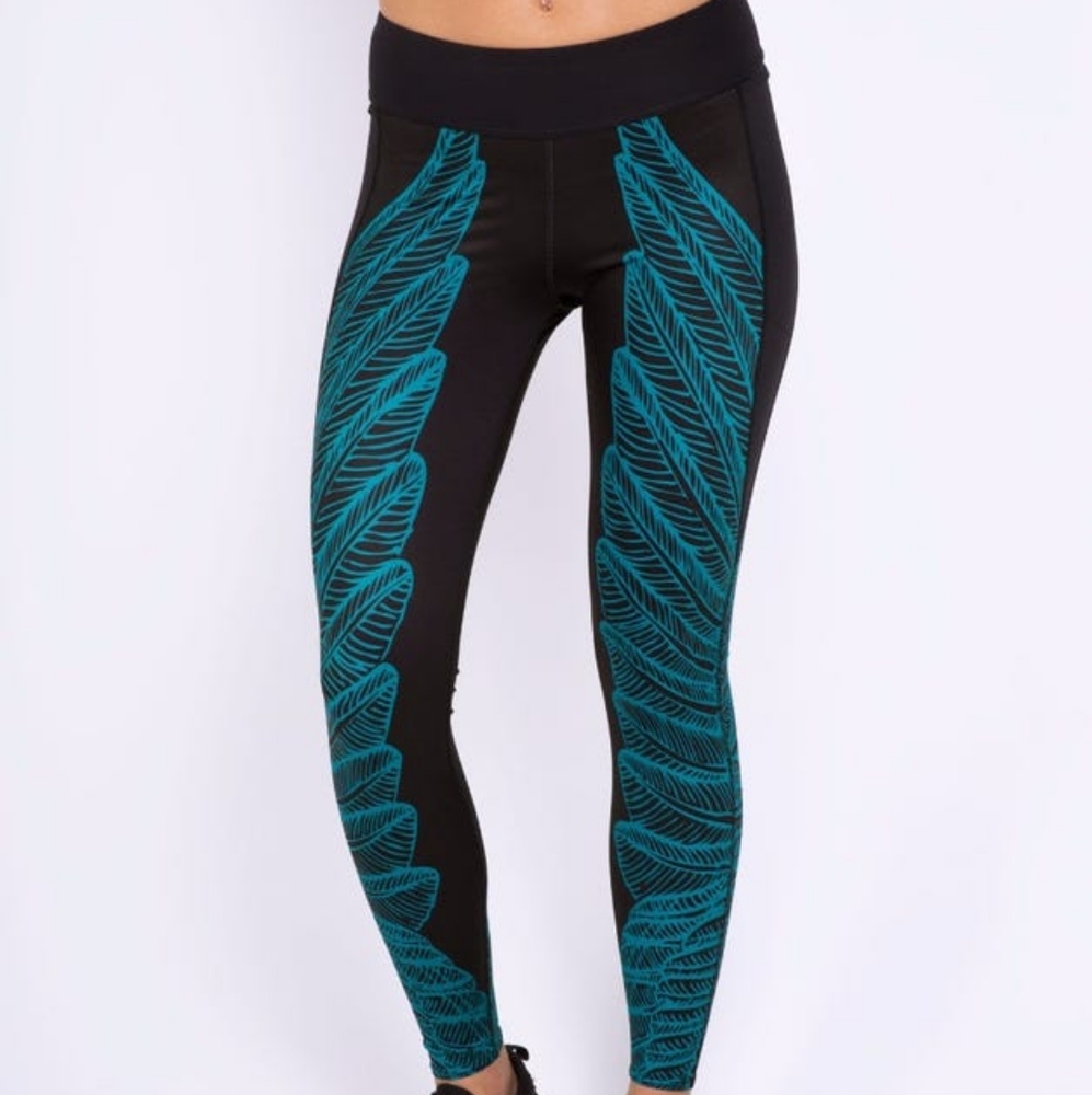 Teal Wing Ninja Pants